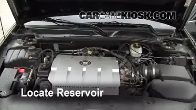 2004 Cadillac DeVille DTS 4.6L V8 Líquido limpiaparabrisas Agregar líquido